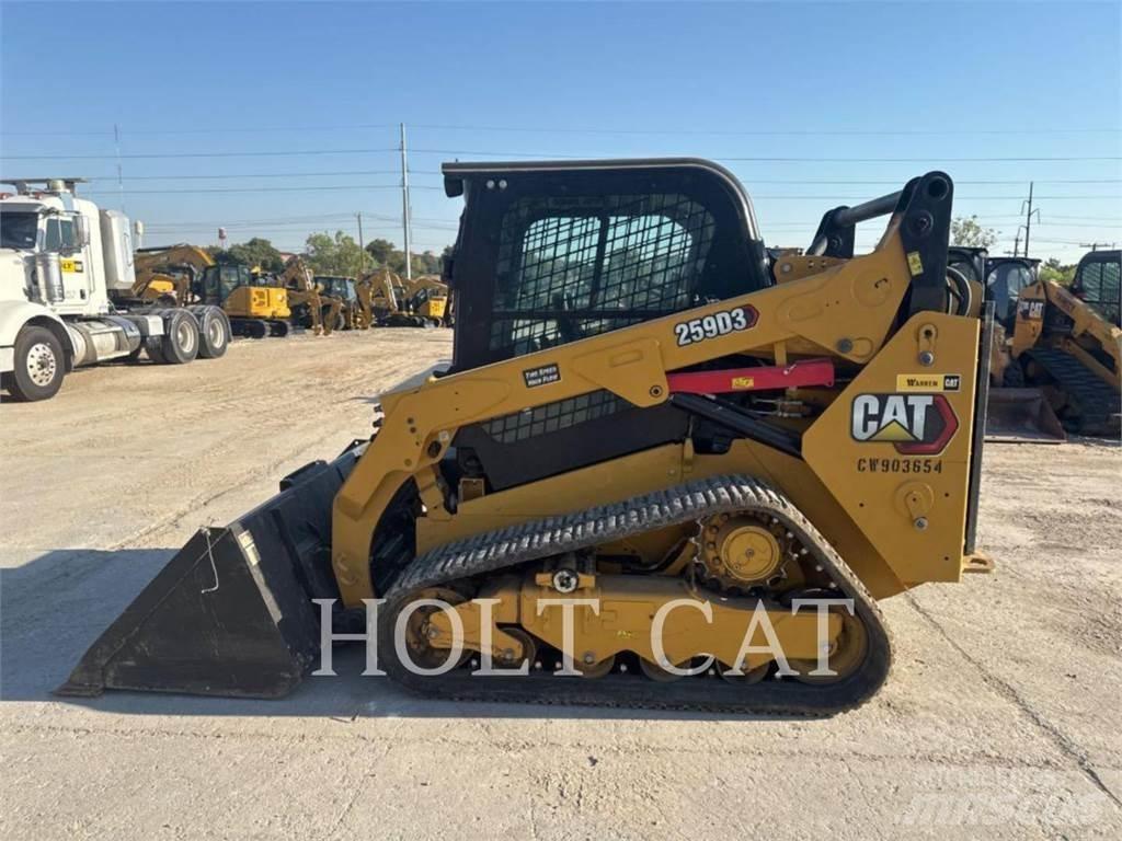 CAT 259D CAB Kāpurķēžu iekrāvēji