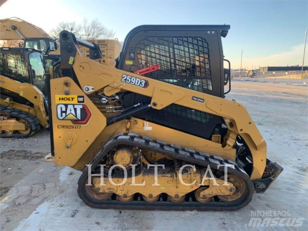 CAT 259D CAB Lietoti riteņu kompaktiekrāvēji