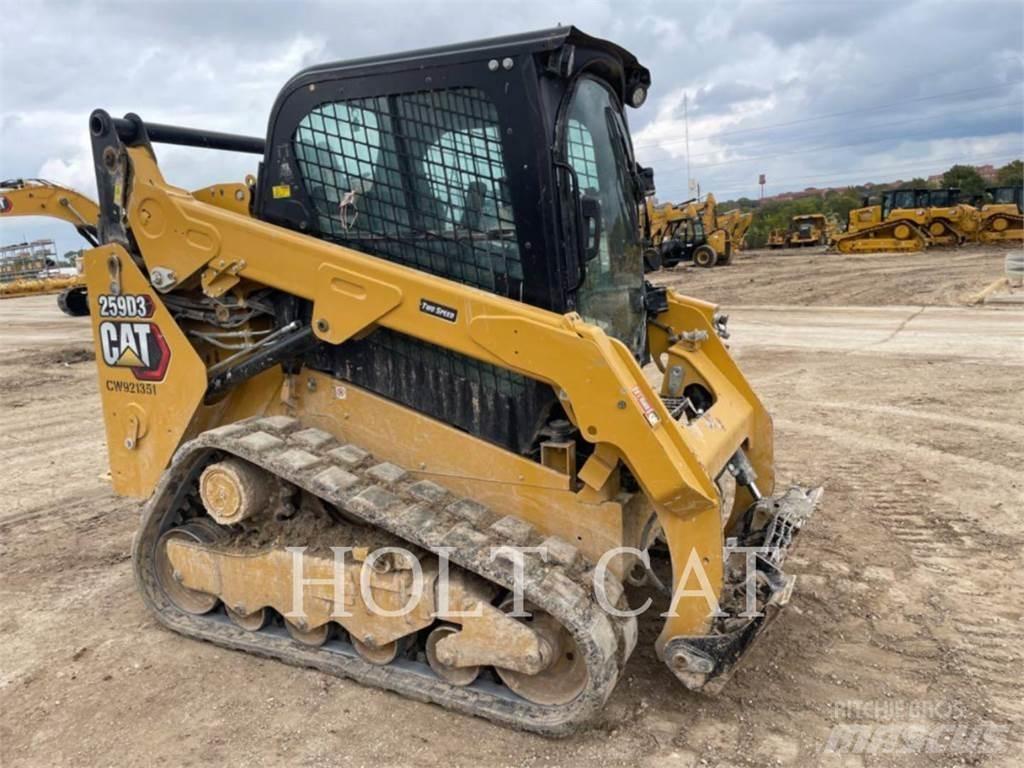 CAT 259D CAB Lietoti riteņu kompaktiekrāvēji