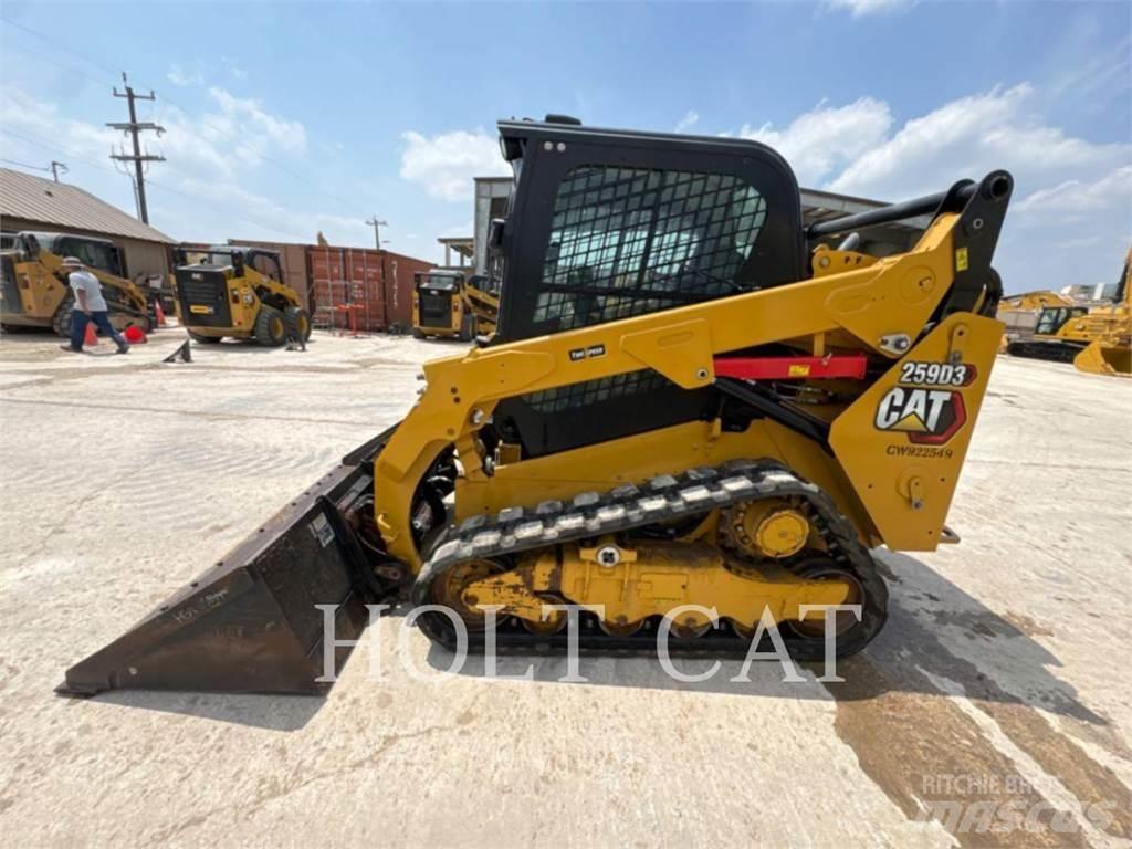 CAT 259D CAB Lietoti riteņu kompaktiekrāvēji
