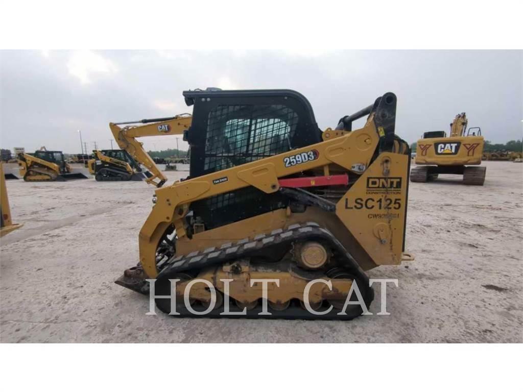 CAT 259D CAB Lietoti riteņu kompaktiekrāvēji