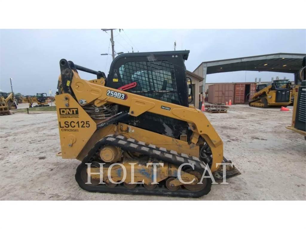 CAT 259D CAB Lietoti riteņu kompaktiekrāvēji
