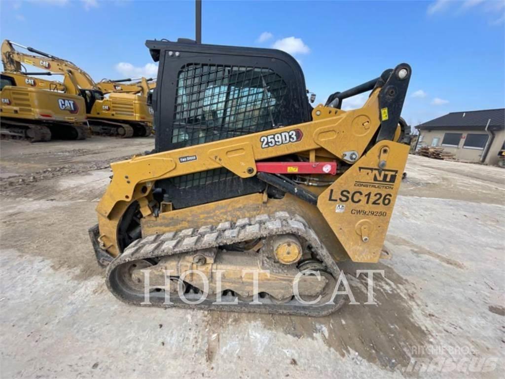 CAT 259D CAB Lietoti riteņu kompaktiekrāvēji