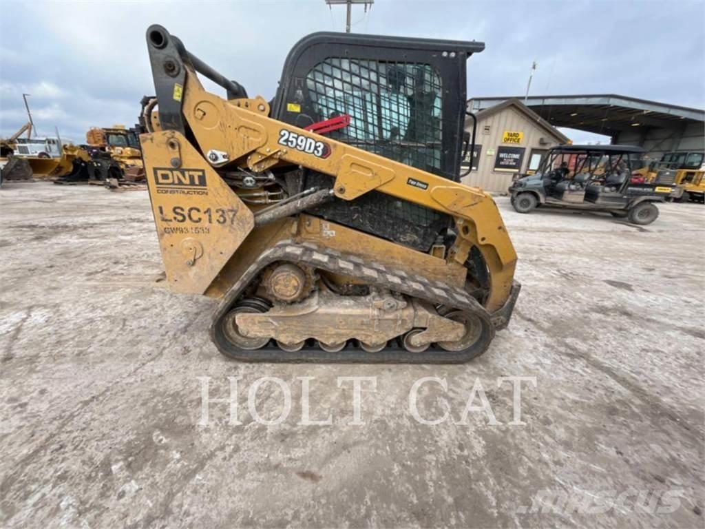 CAT 259D CAB Lietoti riteņu kompaktiekrāvēji