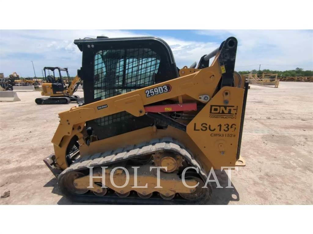 CAT 259D CAB Lietoti riteņu kompaktiekrāvēji