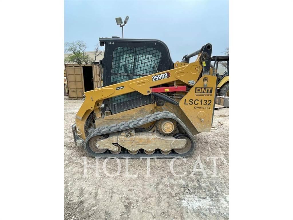 CAT 259D CAB Lietoti riteņu kompaktiekrāvēji