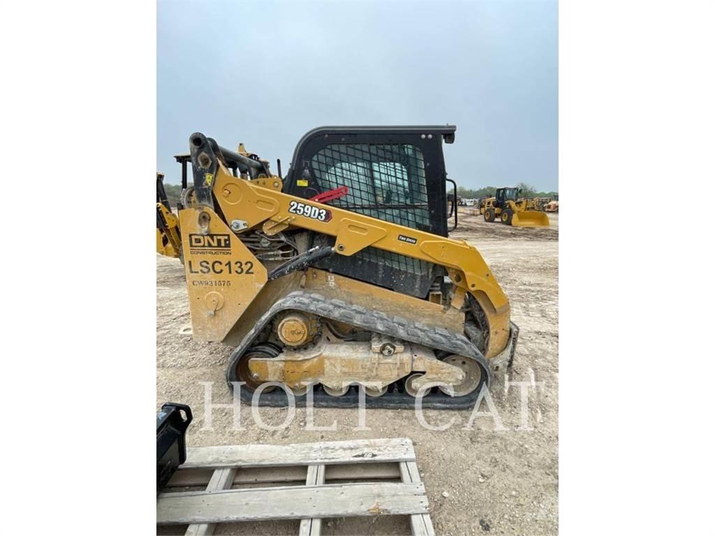 CAT 259D CAB Lietoti riteņu kompaktiekrāvēji