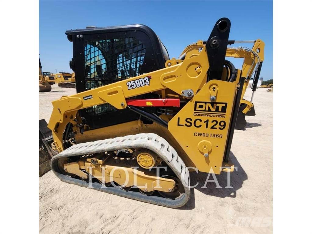 CAT 259D CAB Lietoti riteņu kompaktiekrāvēji