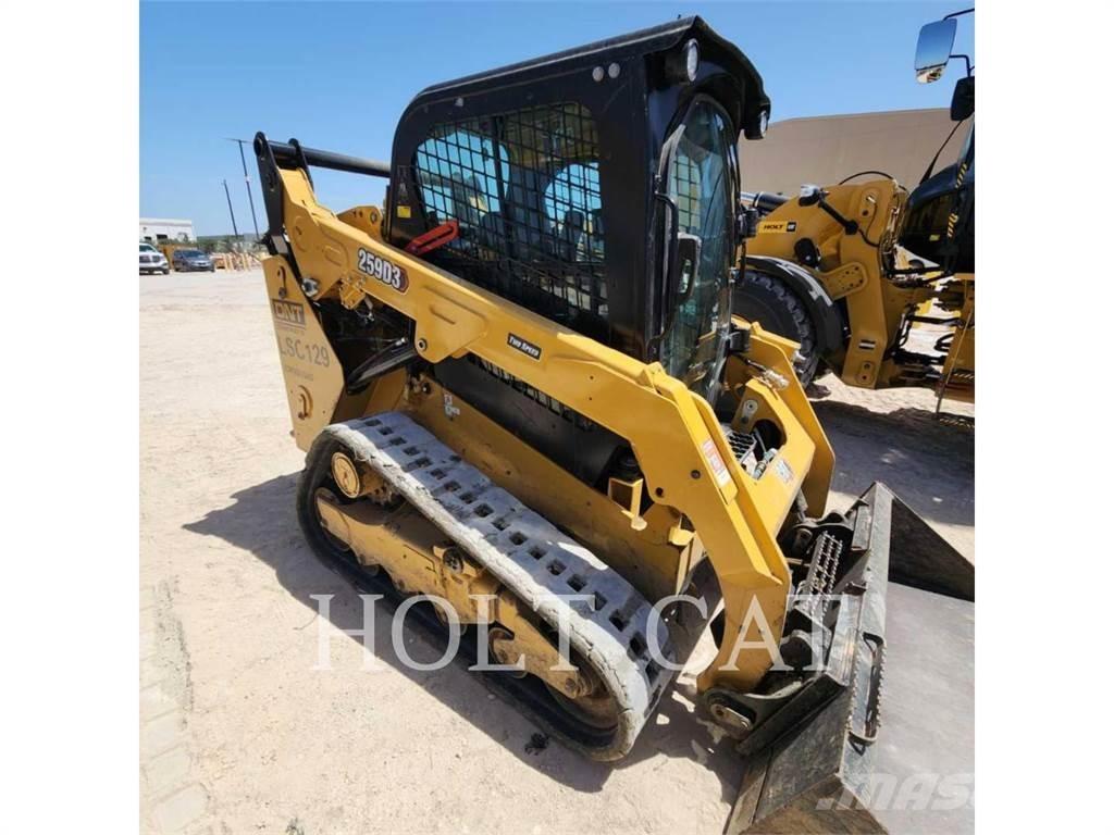 CAT 259D CAB Lietoti riteņu kompaktiekrāvēji