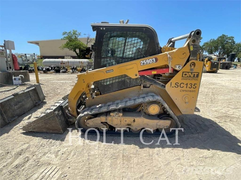 CAT 259D CAB Lietoti riteņu kompaktiekrāvēji