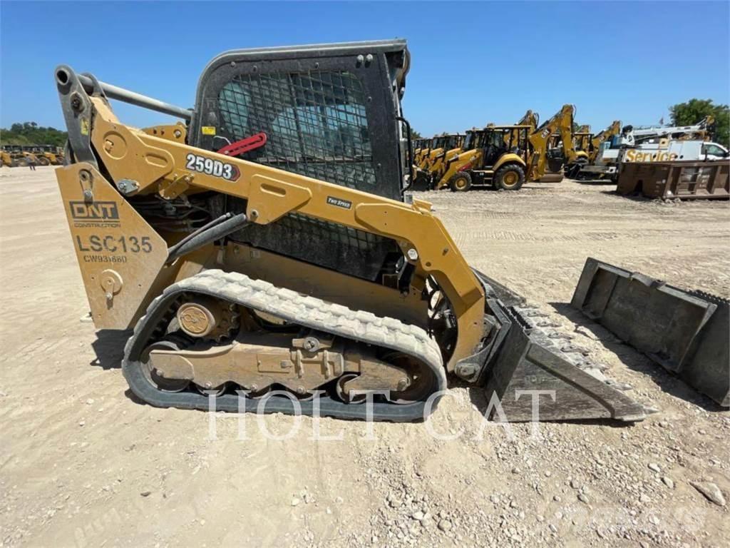 CAT 259D CAB Lietoti riteņu kompaktiekrāvēji