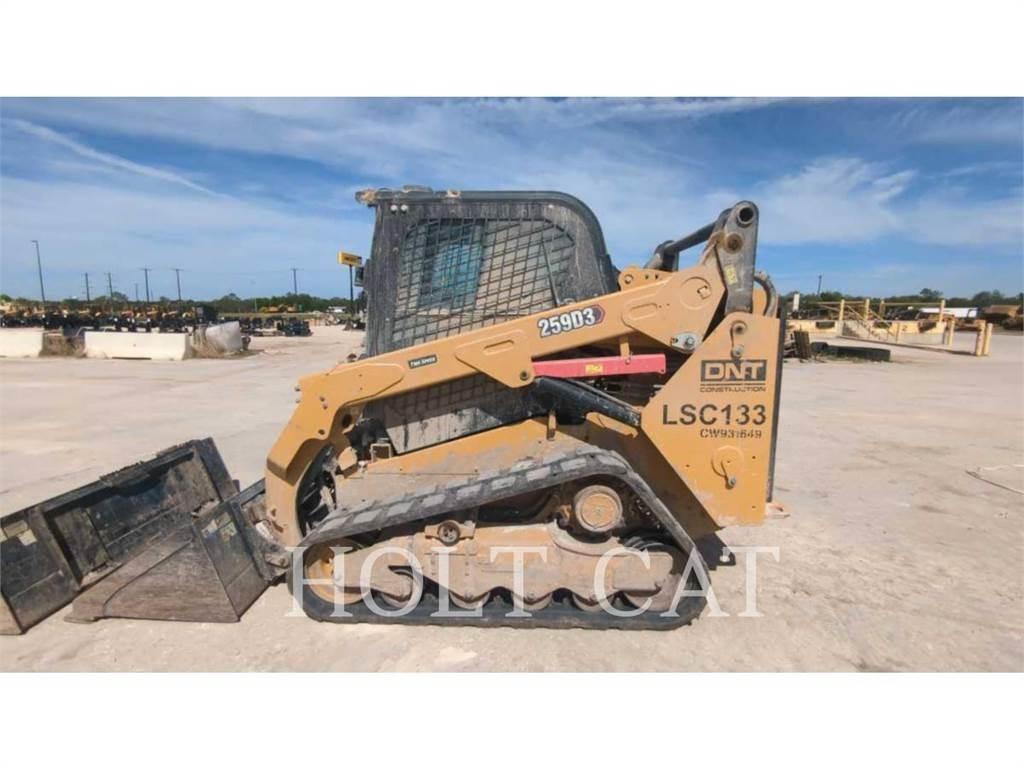 CAT 259D CAB Lietoti riteņu kompaktiekrāvēji