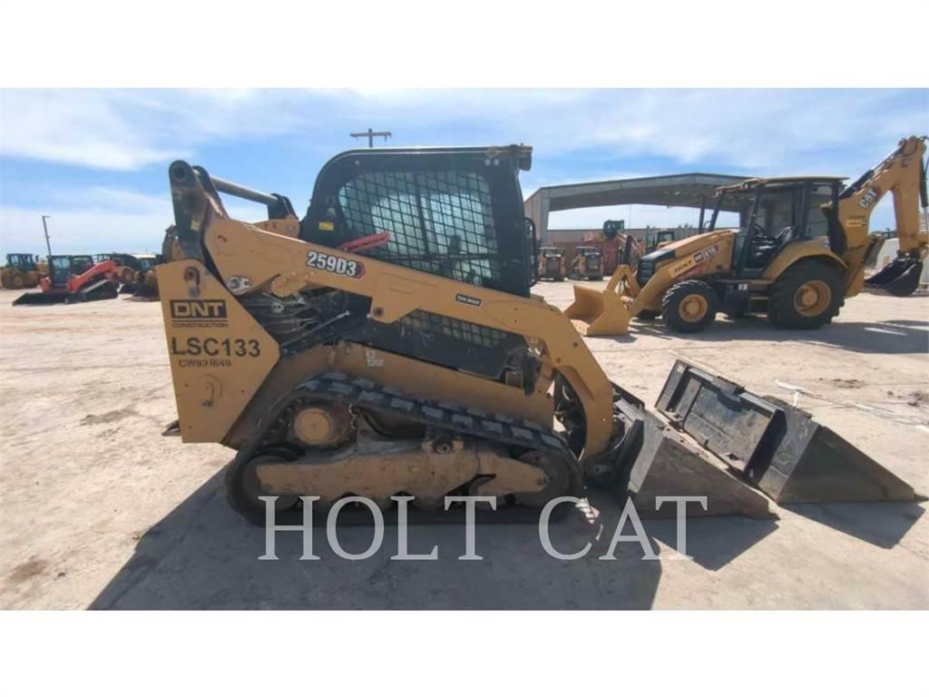 CAT 259D CAB Lietoti riteņu kompaktiekrāvēji