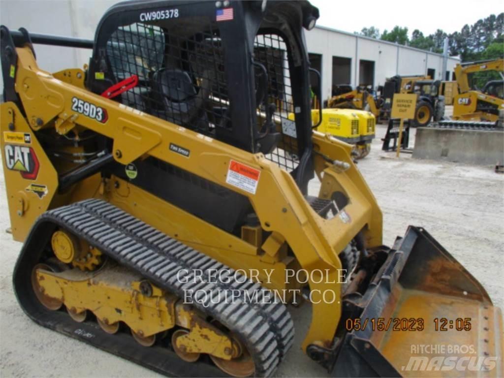 CAT 259D3 Kāpurķēžu iekrāvēji