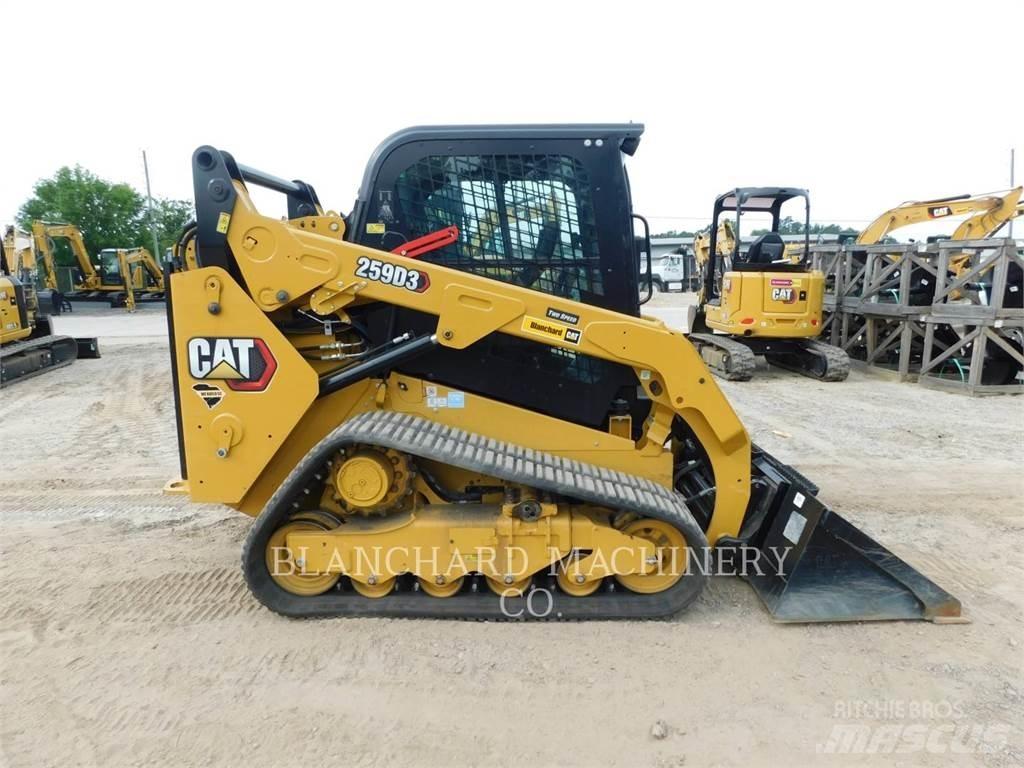 CAT 259D3 Kāpurķēžu iekrāvēji