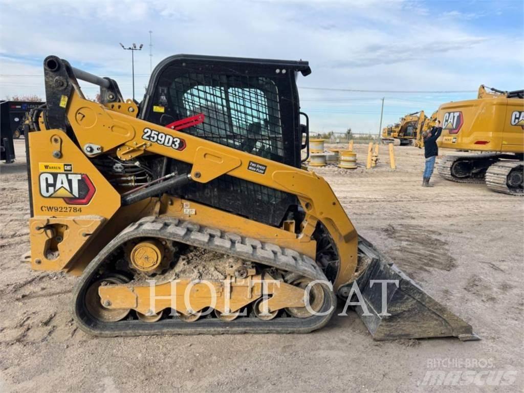 CAT 259D3 Lietoti riteņu kompaktiekrāvēji