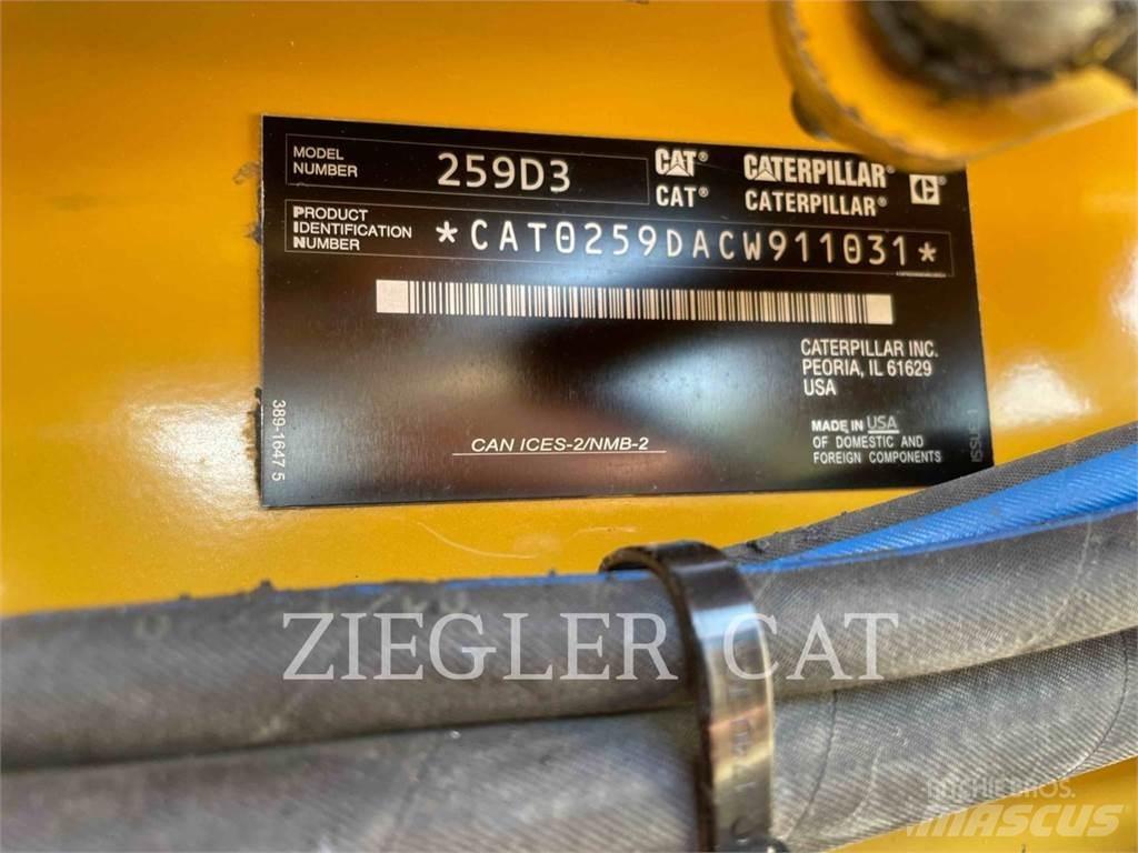 CAT 259D3 Kāpurķēžu iekrāvēji