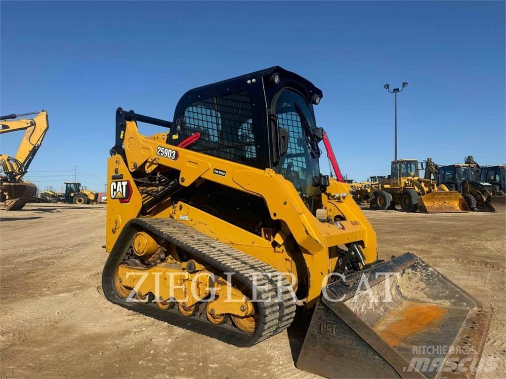 CAT 259D3 Kāpurķēžu iekrāvēji