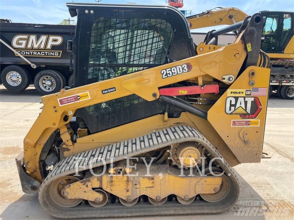 CAT 259D3 Kāpurķēžu iekrāvēji