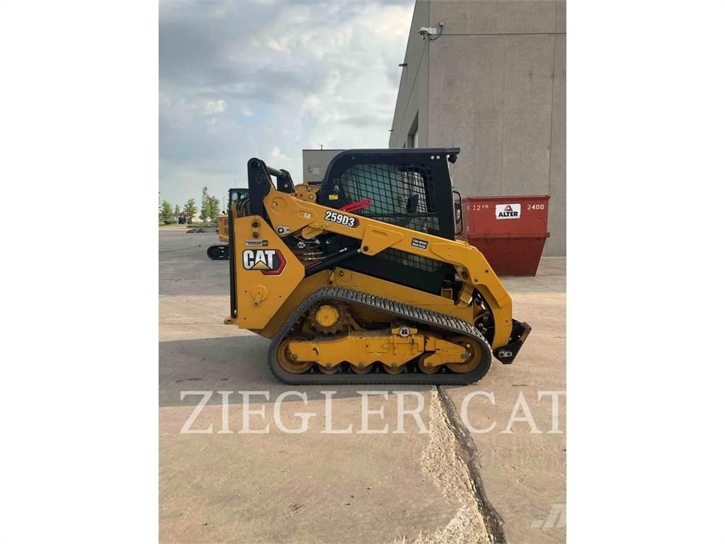 CAT 259D3 Kāpurķēžu iekrāvēji