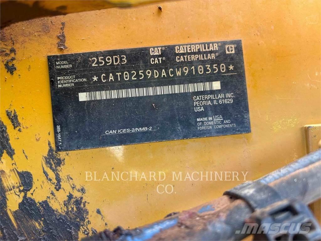 CAT 259D3 Kāpurķēžu iekrāvēji