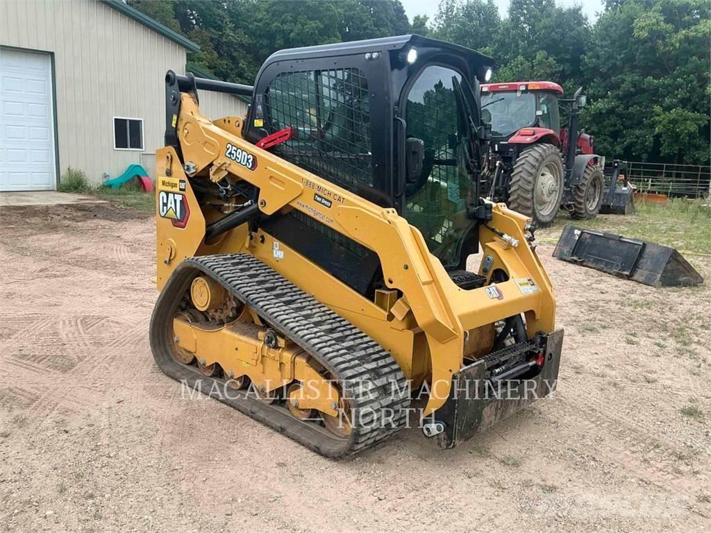 CAT 259D3 AQB Lietoti riteņu kompaktiekrāvēji