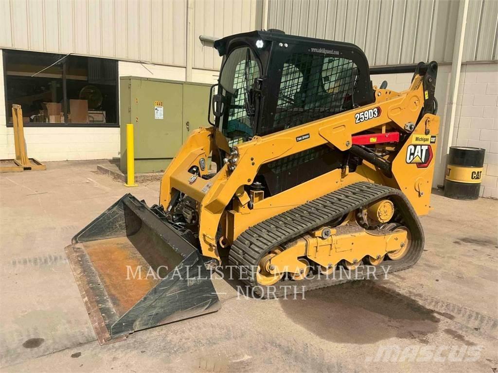 CAT 259D3 AQB Lietoti riteņu kompaktiekrāvēji