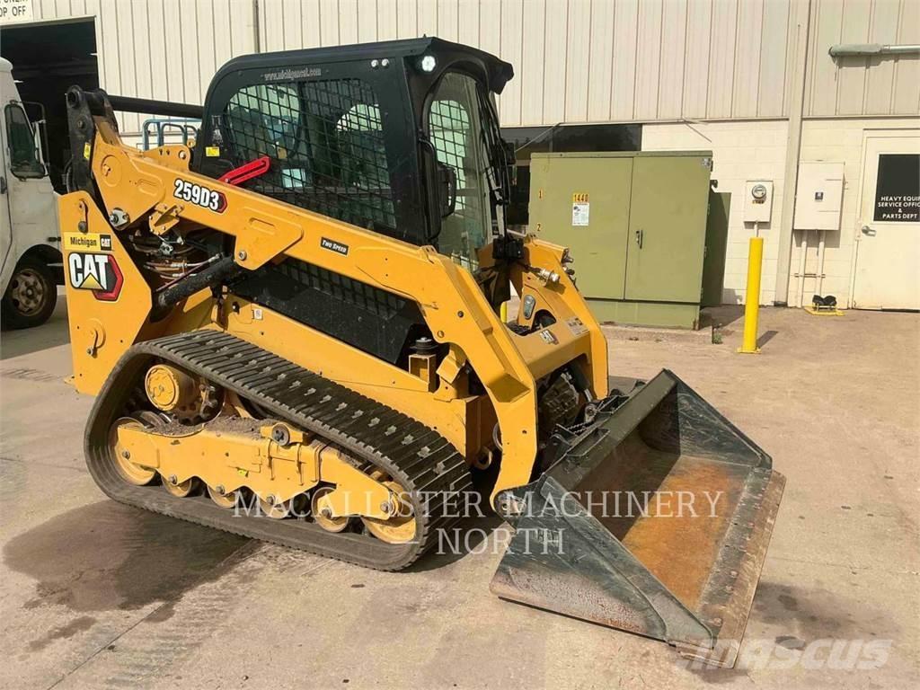CAT 259D3 AQB Lietoti riteņu kompaktiekrāvēji
