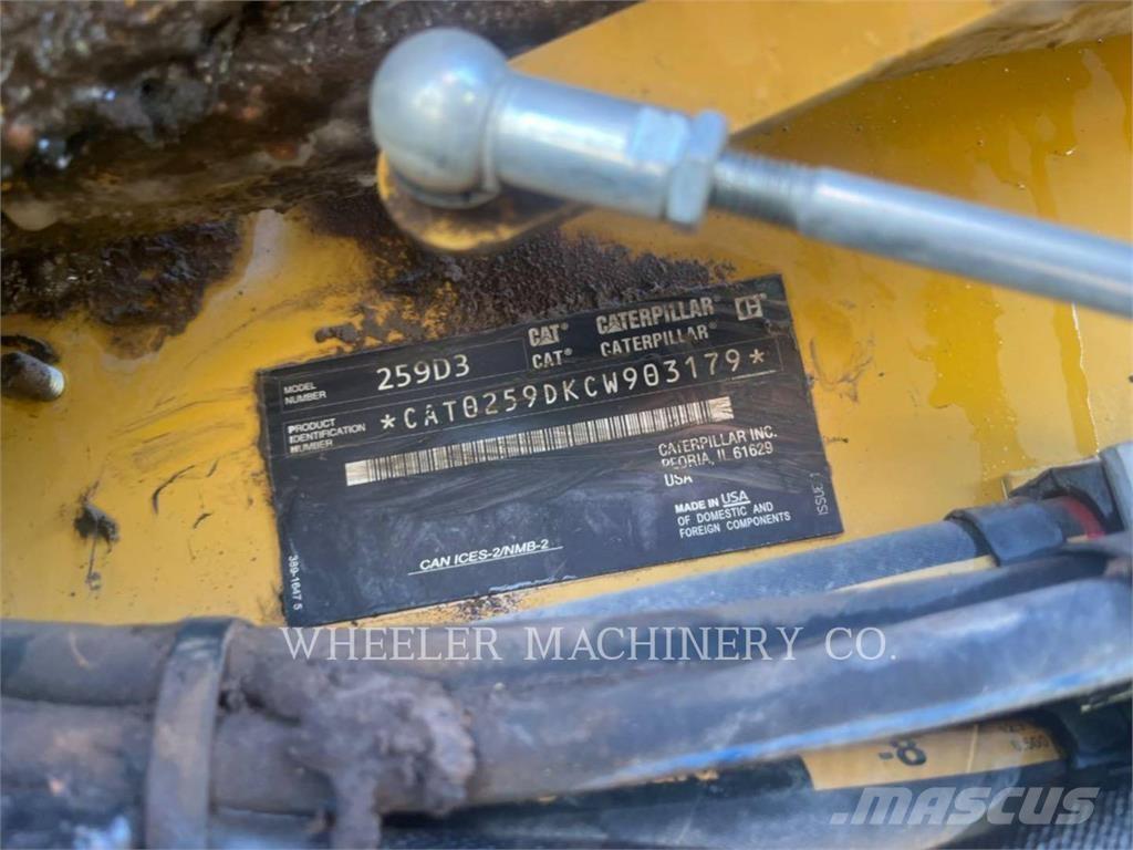 CAT 259D3 C3H2 Kāpurķēžu iekrāvēji