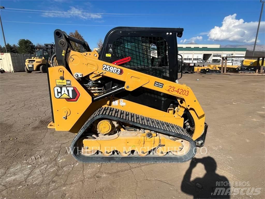 CAT 259D3 C3HF Kāpurķēžu iekrāvēji