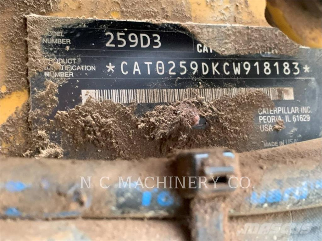 CAT 259D3 H3CB Lietoti riteņu kompaktiekrāvēji