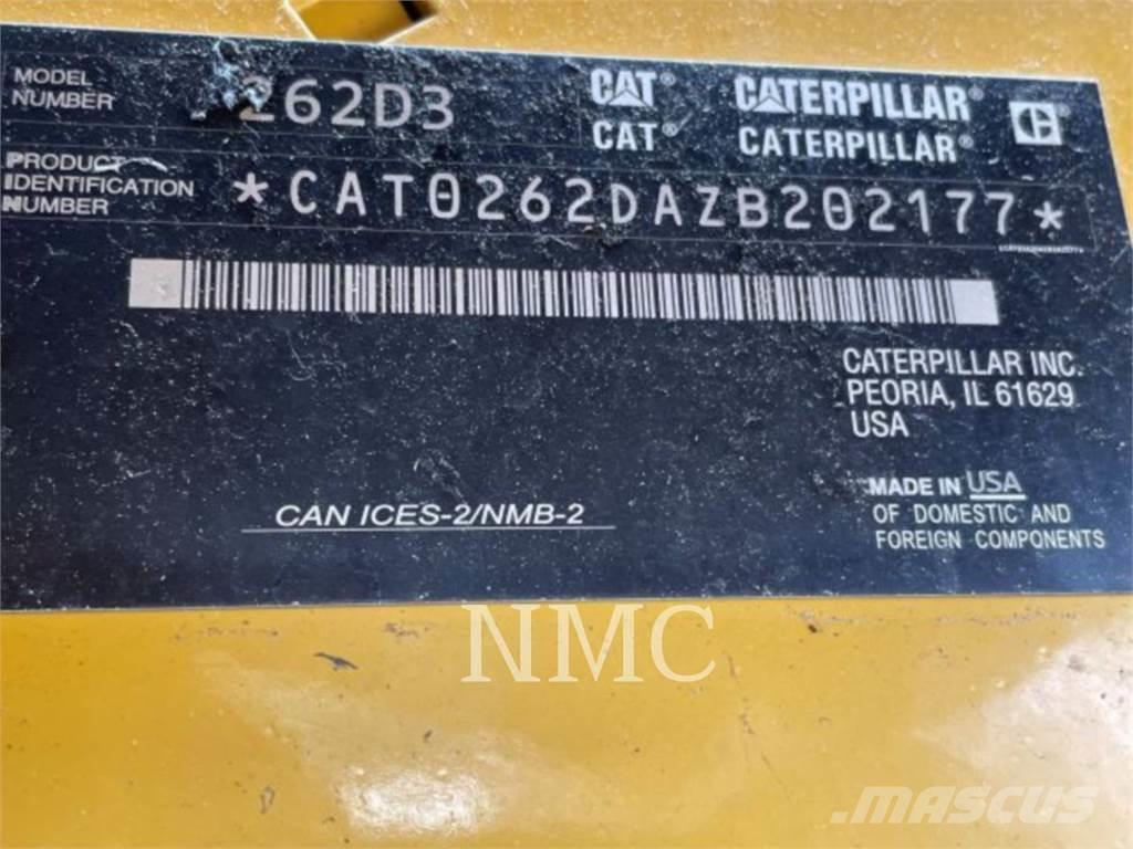 CAT 262D3 Lietoti riteņu kompaktiekrāvēji