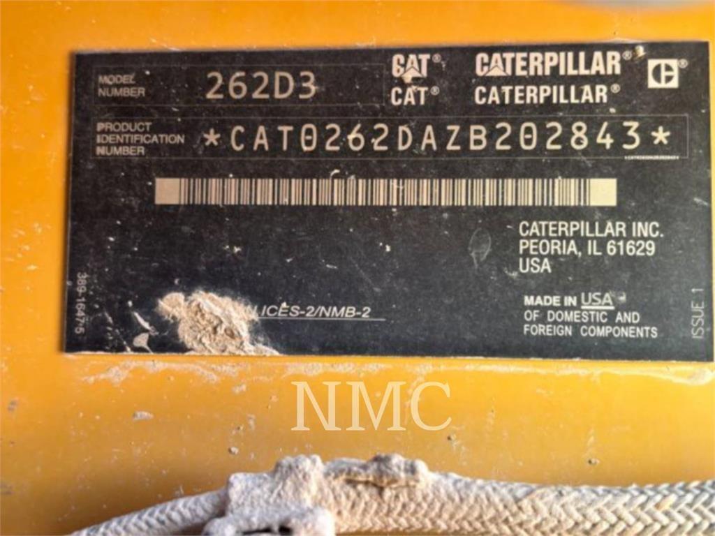 CAT 262D3 Lietoti riteņu kompaktiekrāvēji