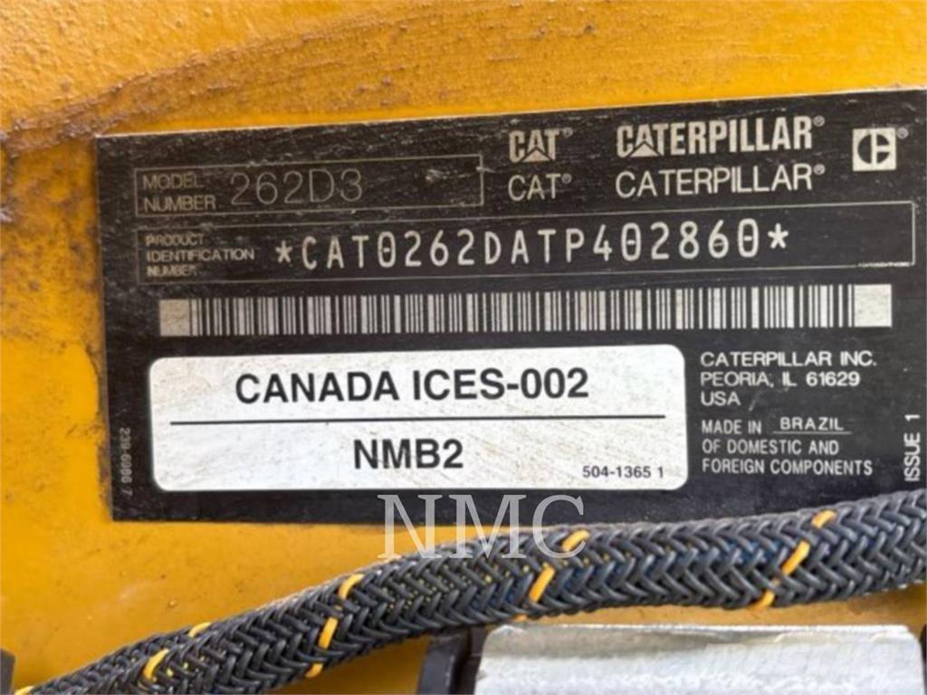 CAT 262D3 Lietoti riteņu kompaktiekrāvēji