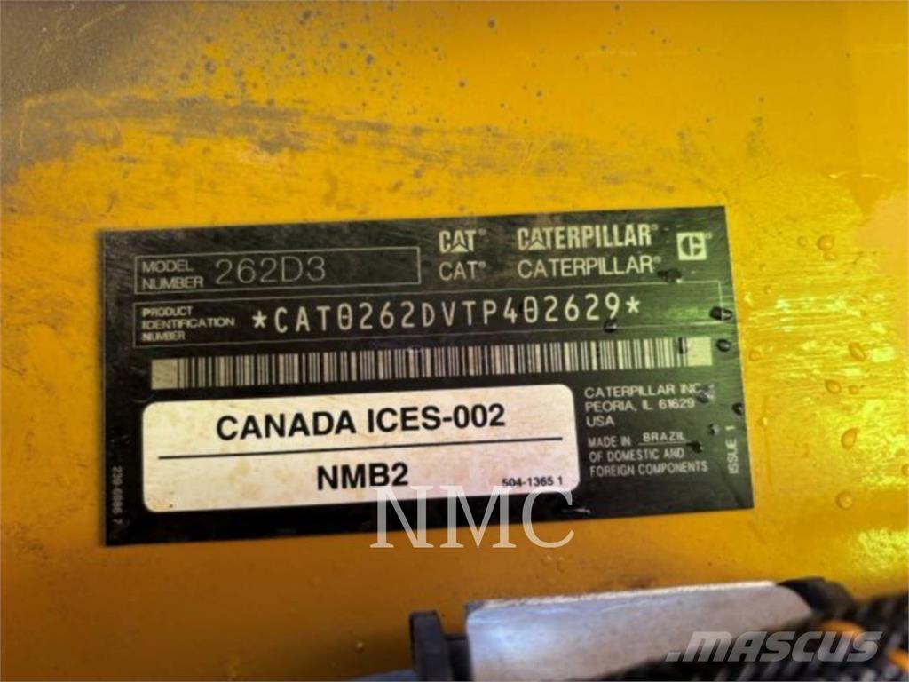CAT 262D3 Lietoti riteņu kompaktiekrāvēji