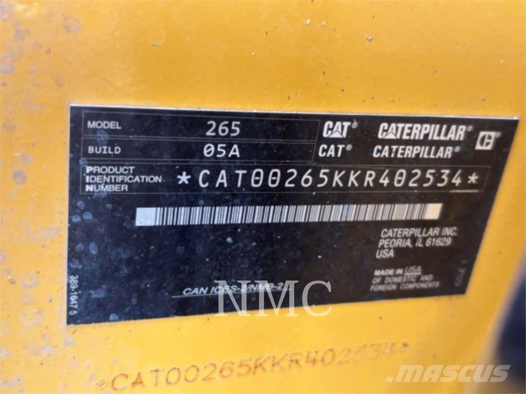 CAT 265-05 Kāpurķēžu iekrāvēji