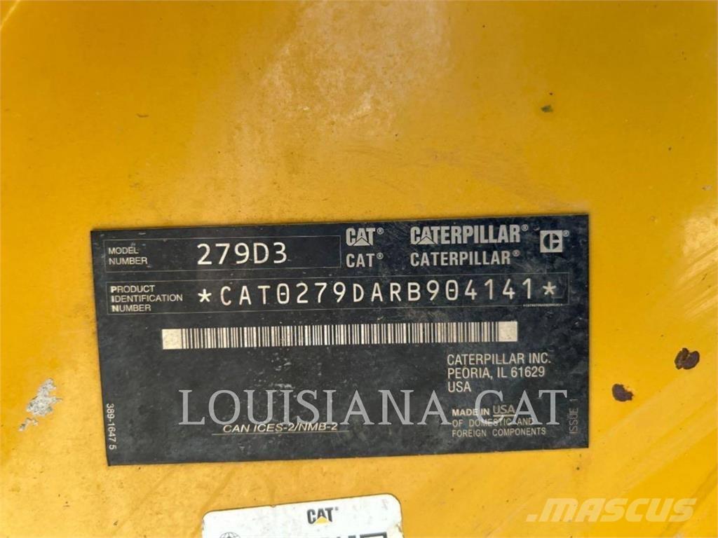 CAT 279D3 Lietoti riteņu kompaktiekrāvēji