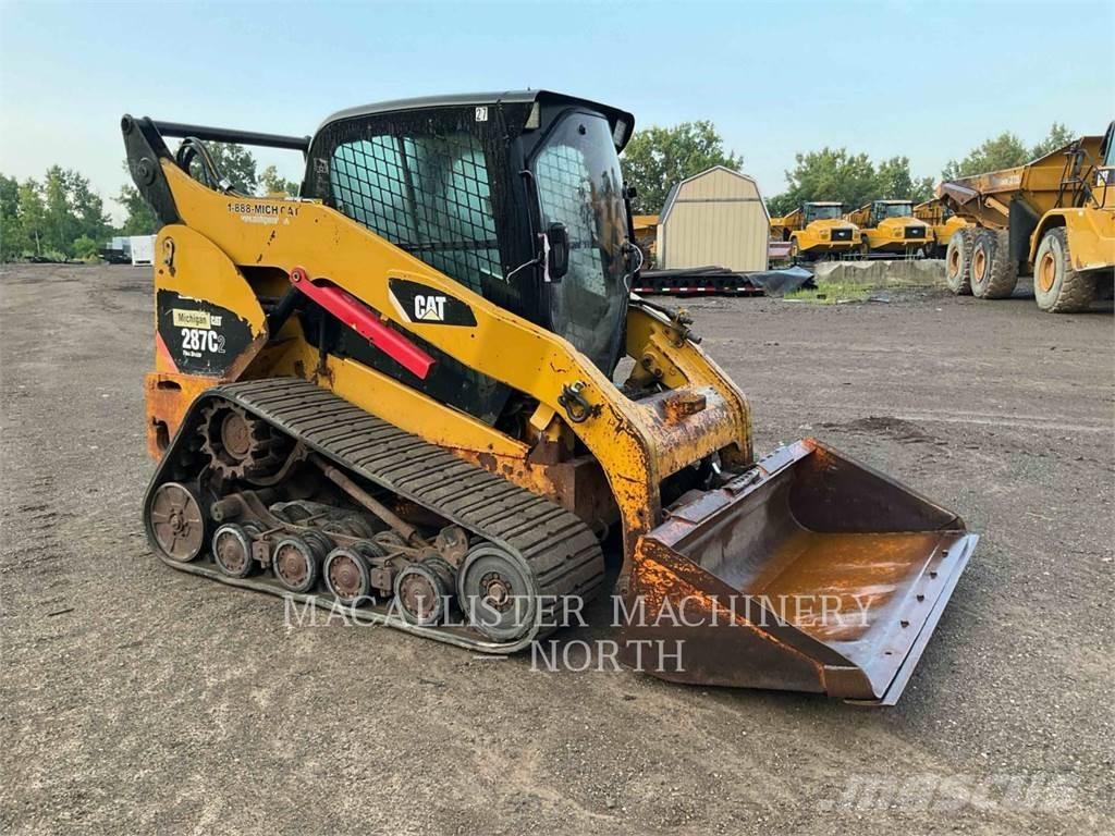 CAT 287C2 A2Q Lietoti riteņu kompaktiekrāvēji