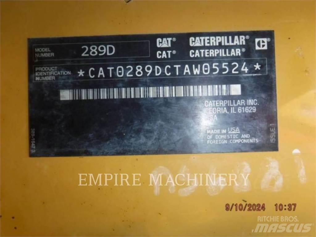 CAT 289D Lietoti riteņu kompaktiekrāvēji