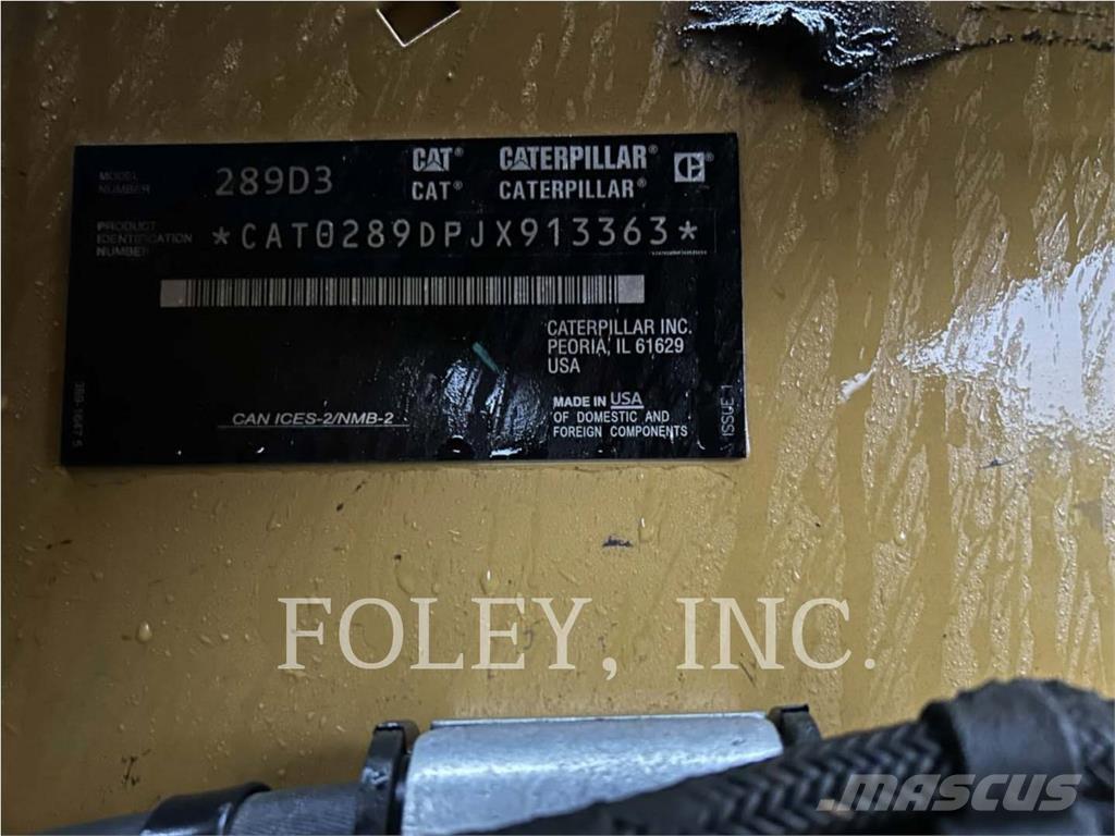 CAT 289D3 Kāpurķēžu iekrāvēji