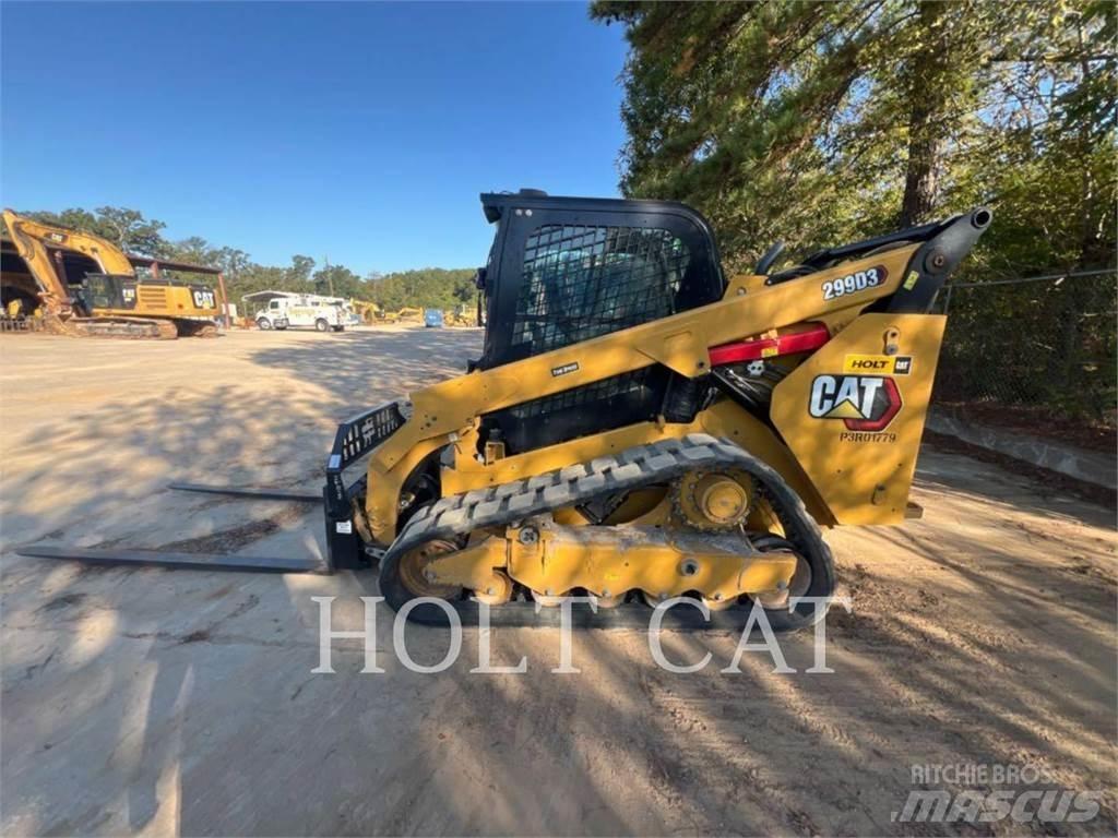 CAT 299D CAB Lietoti riteņu kompaktiekrāvēji