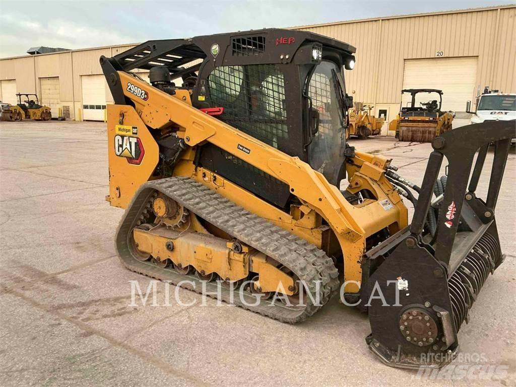 CAT 299D3XE D1AQBR Lietoti riteņu kompaktiekrāvēji