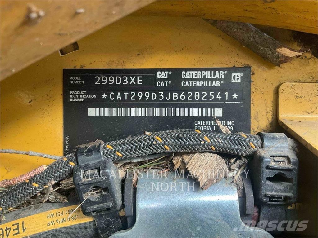 CAT 299D3XE D1AQBRW Lietoti riteņu kompaktiekrāvēji