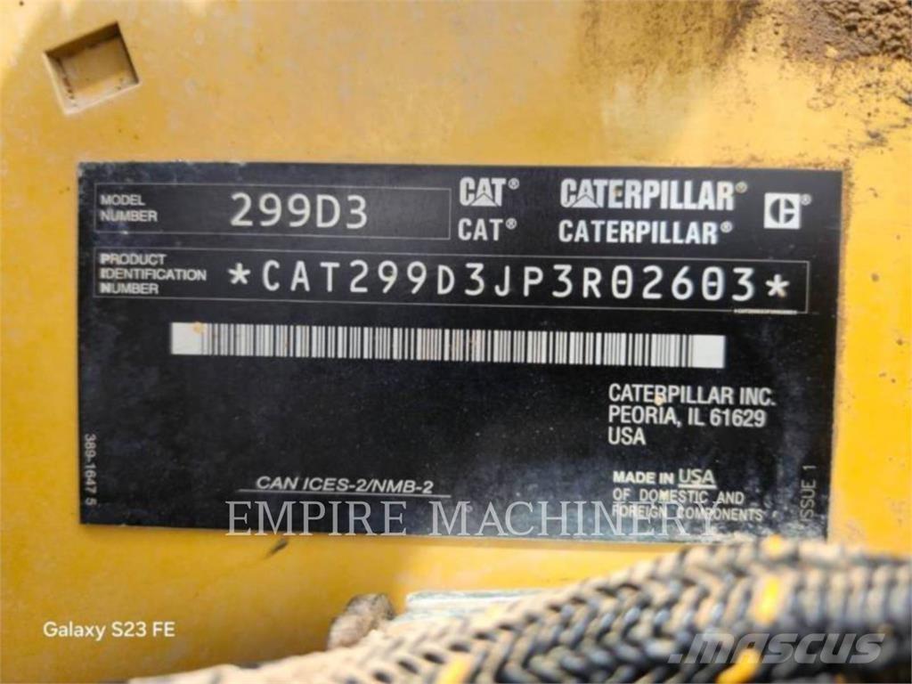 CAT 299D3XPSCA Lietoti riteņu kompaktiekrāvēji