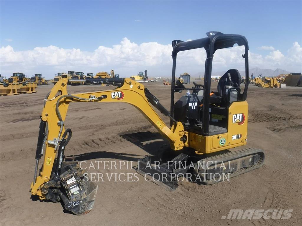 CAT 301.7-05CR Kāpurķēžu ekskavatori