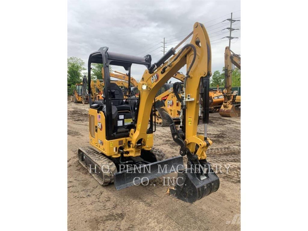 CAT 301.7-05CR Kāpurķēžu ekskavatori