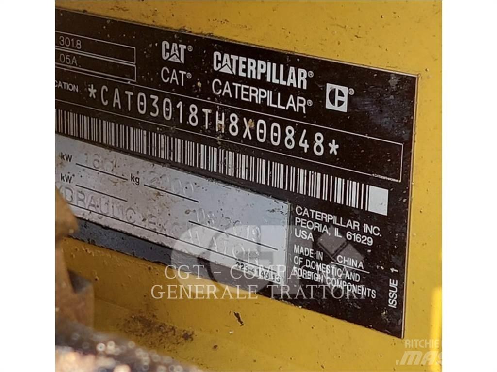 CAT 301.8 Kāpurķēžu ekskavatori