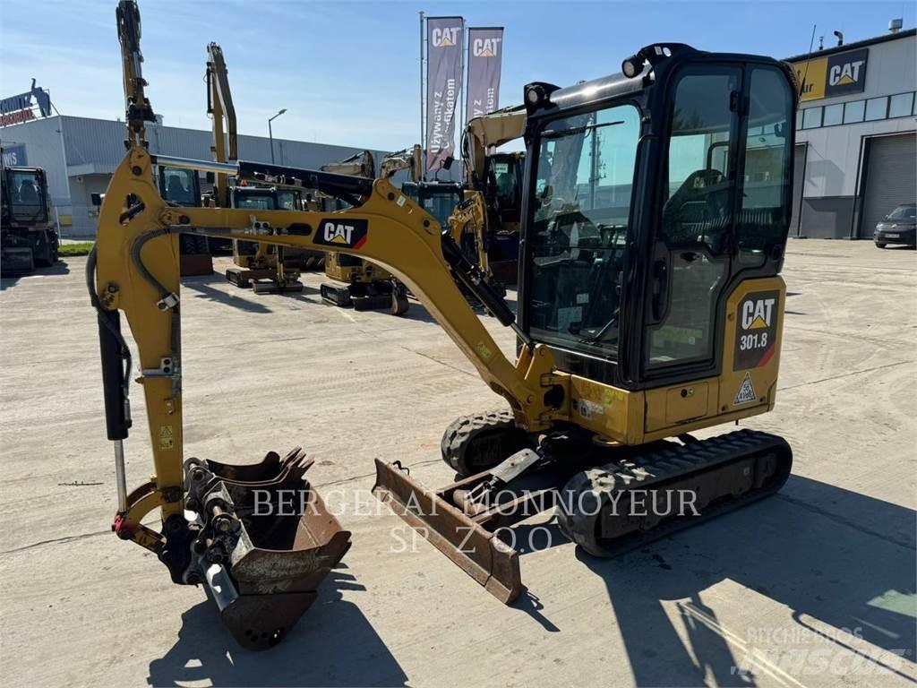 CAT 301.8 Kāpurķēžu ekskavatori
