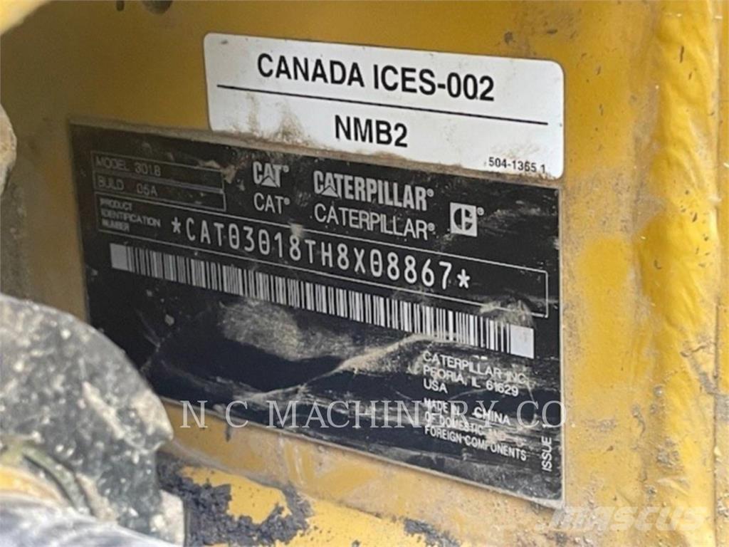 CAT 301.8 CRCB Kāpurķēžu ekskavatori