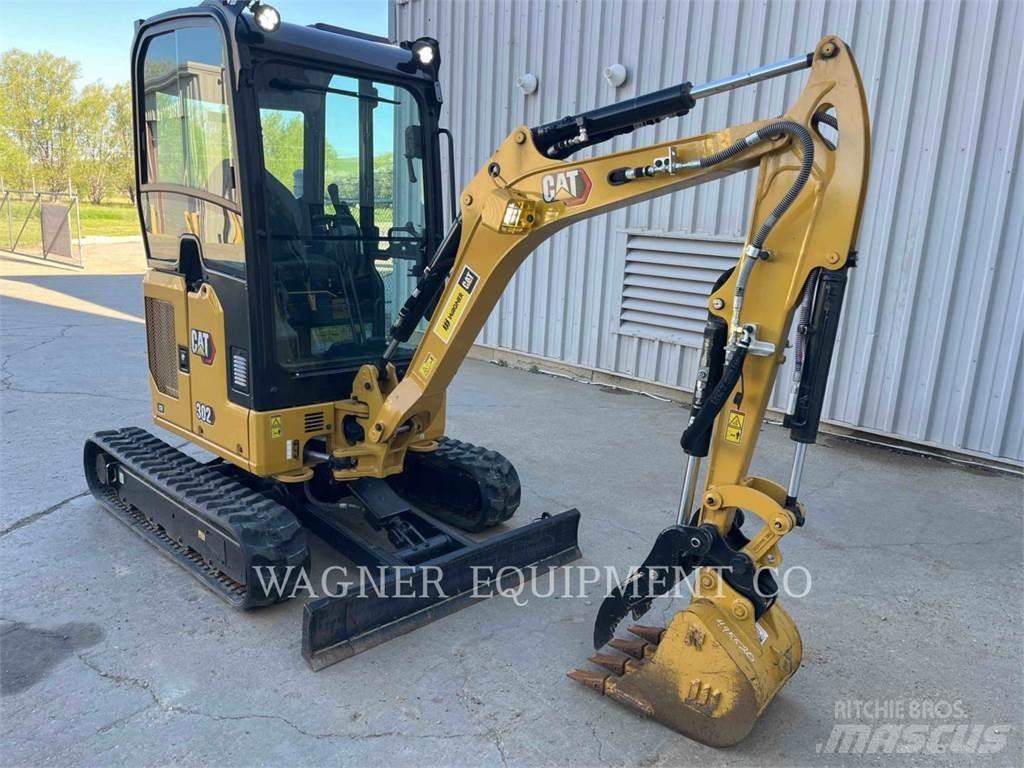CAT 302 Kāpurķēžu ekskavatori